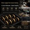Elegant Full Circle Heart Ring: Fade-Resistant Gold Vacuum-Plated Titanium Steel, Korean Style Couple Ring, Women's Jewelry.