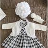 Adereços para Fotografia de Recém-Nascidos Roupa de Avó para Menina Fantasia de Avô para Menino Roupas Cosplay Fotografia de Bebé Roupa de Recém-Nascido