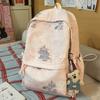Schoolbag new national style graffiti printing backpack female trendy cool high school college student schoolbag junior high school student casual 