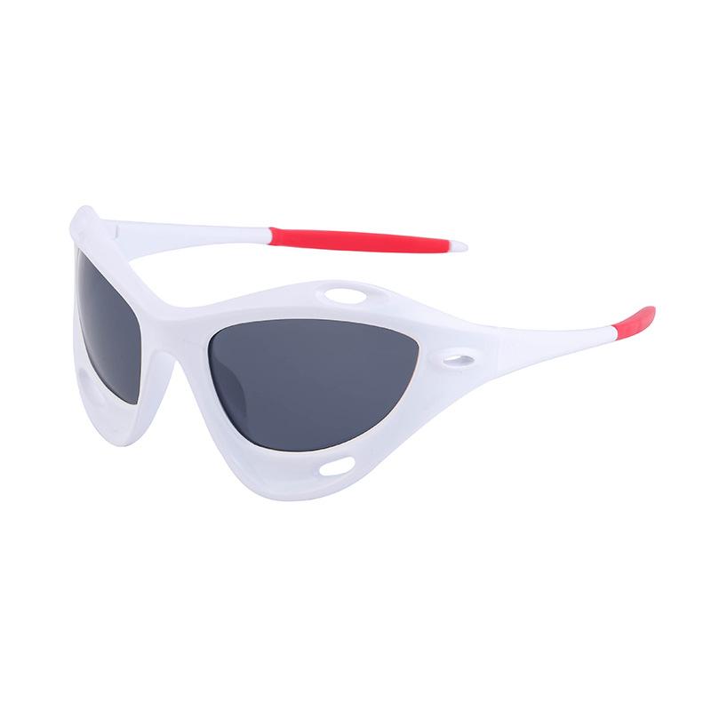 New European and American Personalized Windproof Sunglasses for Women Y2K Cat Eye Sports Cycling Sunglasses for Men