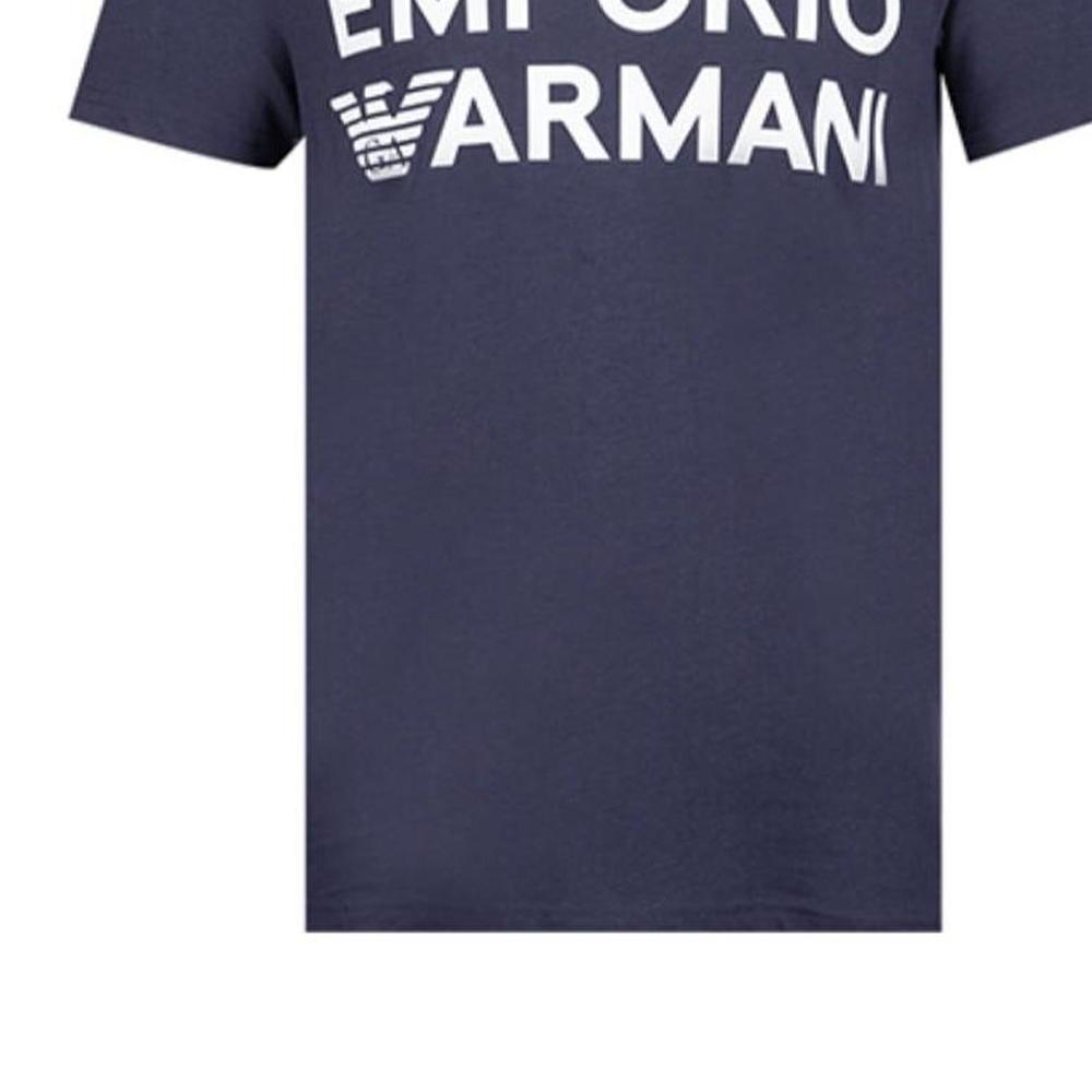 Emporio Armani Logo-print Cotton T-shirt 211831-3R479-4833