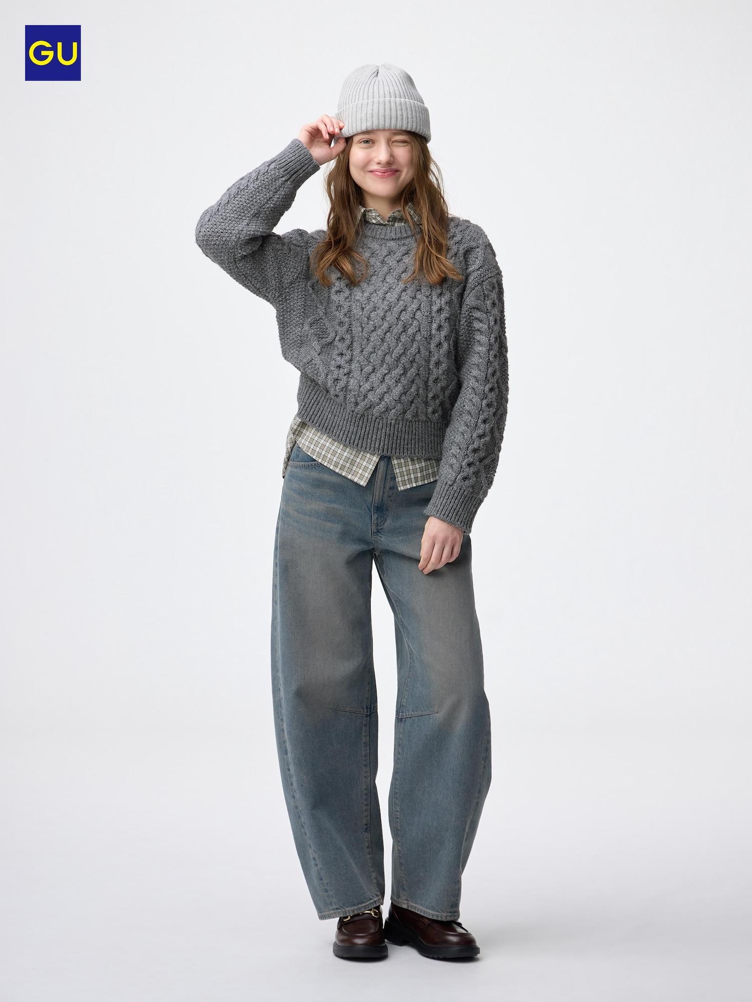 

Джинсы Uniqlo Gu Barrel Leg 67 BLUE/WOMEN XL