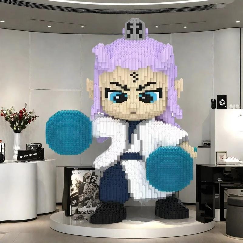 Lego-Compatible Nezha Demon Boy Building Blocks - Educational Assembly Toy for Ages 6-30, Perfect Gift for Boys and Girls, 3D Ornament