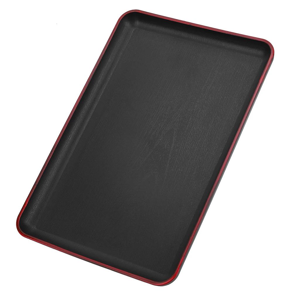 Japanese Rectangular Serving Tray, Durable BPA-Free Plastic for Restaurant & Hotel Use, Lightweight Easy-Clean Tray