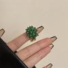 Korean Style Y2K Open Ring Firework Finger Buckle Cute Beaded Flower  Ring  Decoration