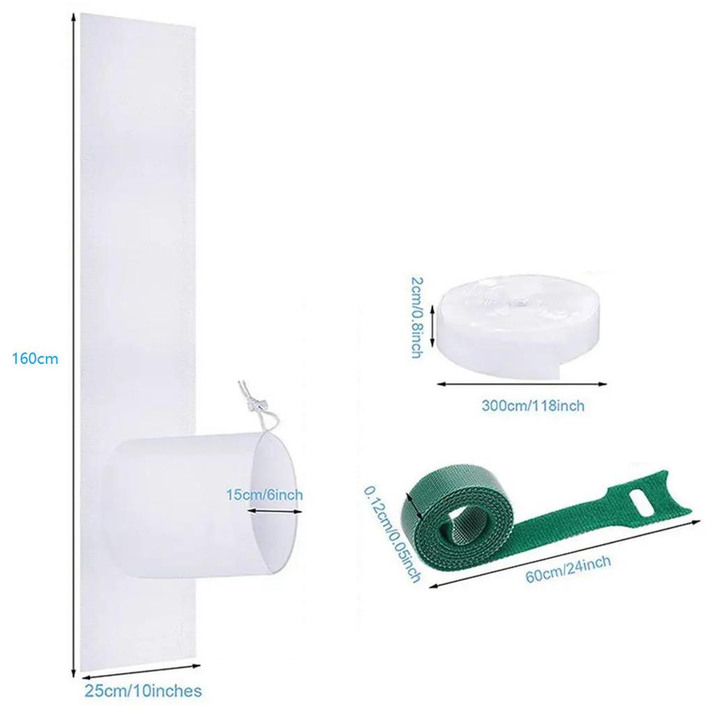 Window Seal Set Portable Air Conditioning and Tumble Dryer Window Sealing Cloth Set for Portable Air Conditionings