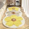Cross-border Flower Imitation Cashmere Rug for Home, Living Room, Sofa, Bedroom, and Bedside
