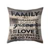 Stylish 18'' Vintage Letter Pillow Case Cushion Cover For Home Office And Sofa Decor