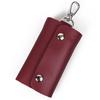 Candy Color Genuine Leather Key Bag - Unisex Cowhide Key Holder
