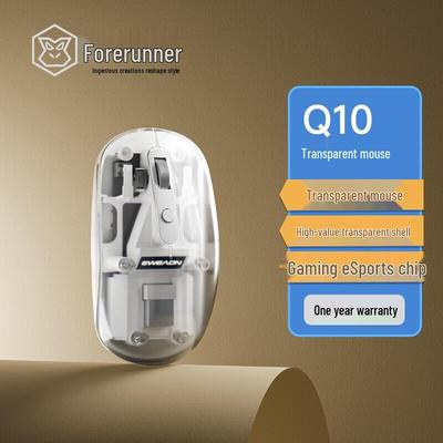 Qianxingzhe Q10 Transparent Dual-Mode Wireless Mouse