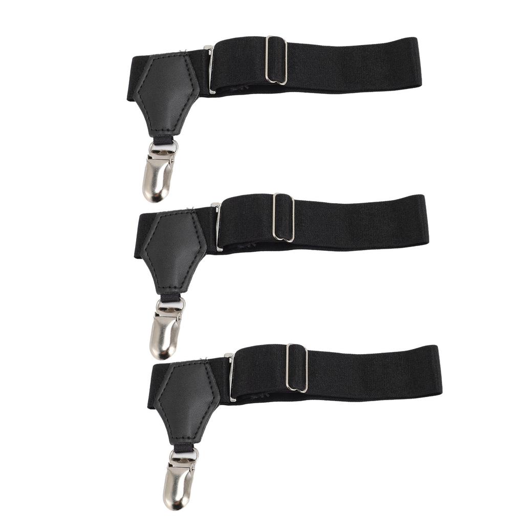 3 adet Çorap Jartiyeri Elastik Tek Klipsli Çorap Jartiyeri Kaymaz Çorap Askısı Tutucuları Pantolon Kıyafetler için