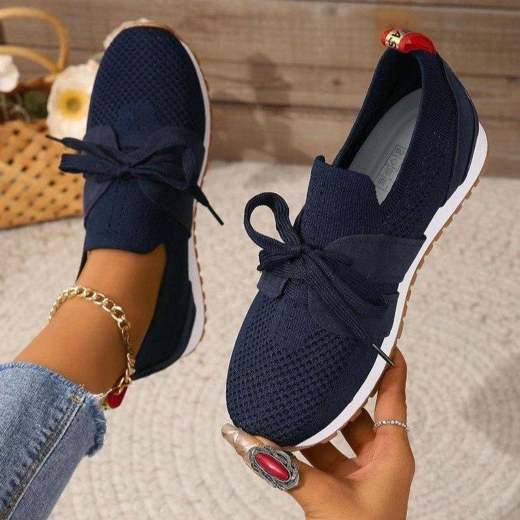2025 summer new foreign trade large size women's casual single shoes solid color wedge heel comfortable breathable insole with size