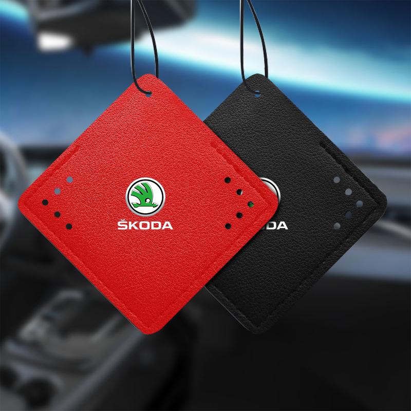 1Pcs Car Interior Pendant Aromatherapy Room Deodorant Sachet Car Accessories For Skoda Octavia Superb Rapid Kodiaq Karoq Fabia Kamiq Roomster Citigo