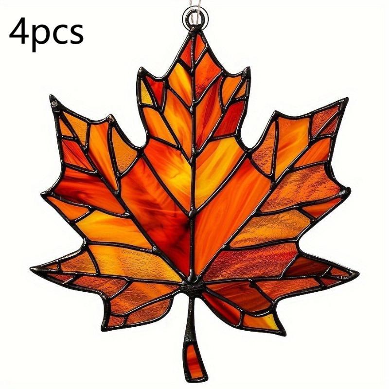 4 ks 2D akrylový list, Díkůvzdání Special. Zavěšeno na oknech, Podzimní oslavy, Domácí dekorace, Dekorace vchodů