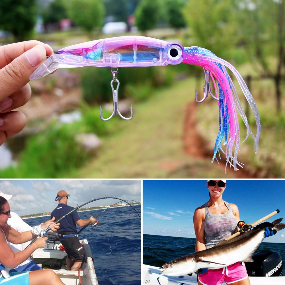 SOUGAYILANG Fishing Lures Big Fishing Hook Octopus Shape for Seawater Freshwater Fishing