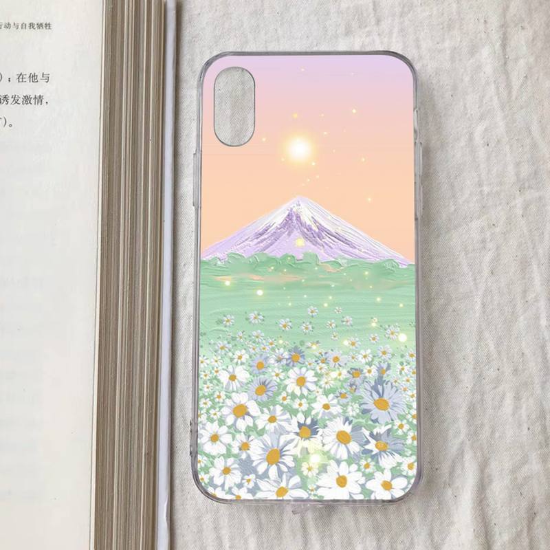Art Oil Painting Phone Case for iPhone 11 12 13 Mini Pro Max 8 7 6 6S Plus X 5 S SE 2020 XR XS 10 case