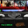 For Xbox Series X RGB Cooling Fan 3 Level Adjustable Speed Temperature-Controlled Cooling Fan System with Headset Holder