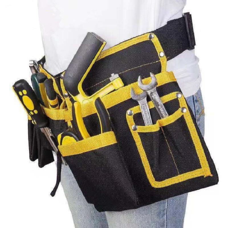Multi-functional Electrician Tools Bag Waist Pouch Belt Storage Holder Organizer Oxford Cloth