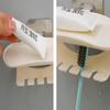 No Punching And No Trace Paste Toothbrush Holder Razor Holder Wall-Mounted Toothbrush Holder Bathroom Storage Rack