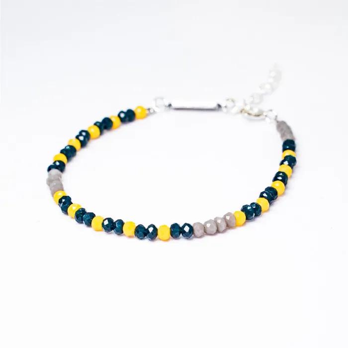 HR 295B_Color Beads Bracelet (Silver 925)