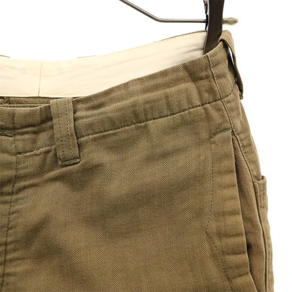 HAVERSACK made in Japan Button fly Shorts L khaki Men's Used