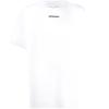 Off-White T-skjorte Røde Piler Oversized Hvit Menn Streetwear OMAA038E20JER0020125