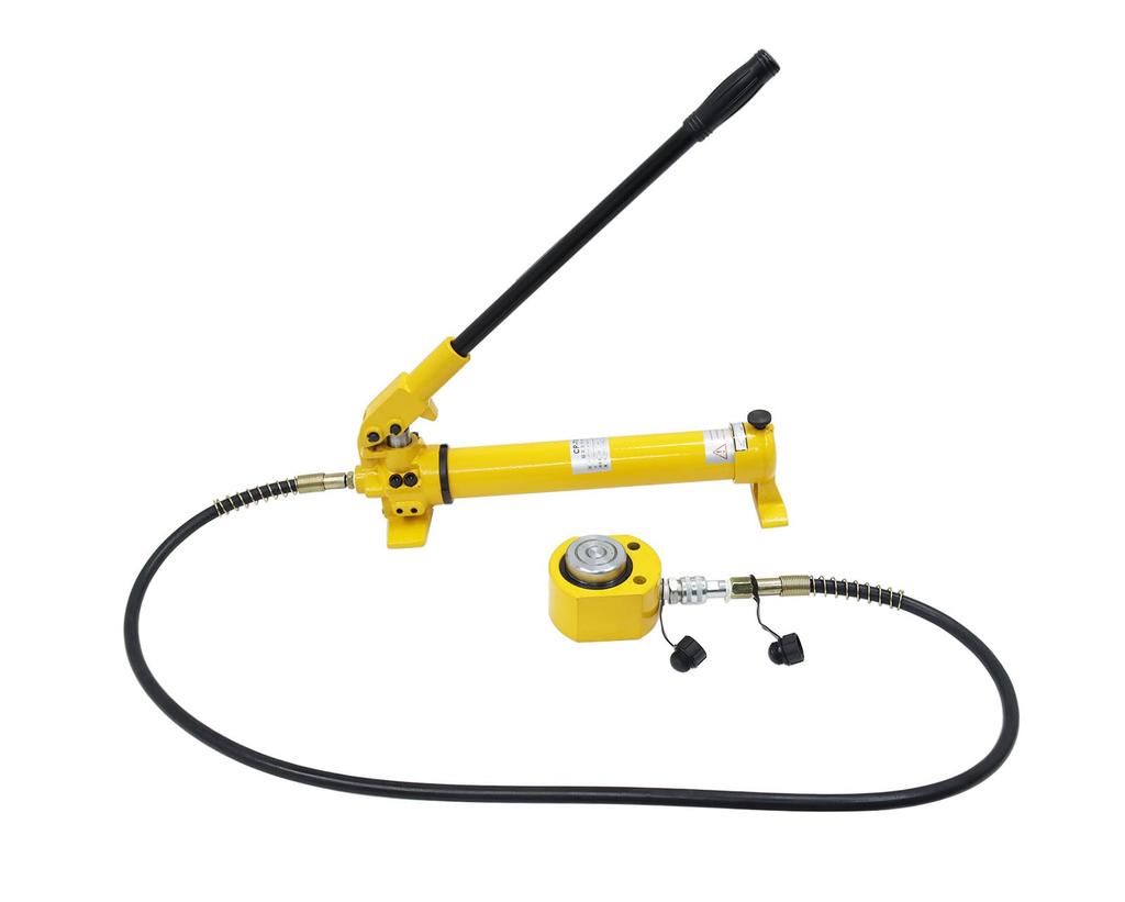 INTBUYING Hydraulic Jack Bottle Jack with Manual Pump 30 Ton Narrow Space