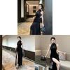 Women Elegant Sleeveless Bodycon Dress With Pleats For Summer Party Wear