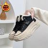 Women Ankle Boots Winter Waterproof High-top Shoes Non-slip Plush Warm Boots Ladies Lace-up Outdoor Hiking Sneakers Flat Botas