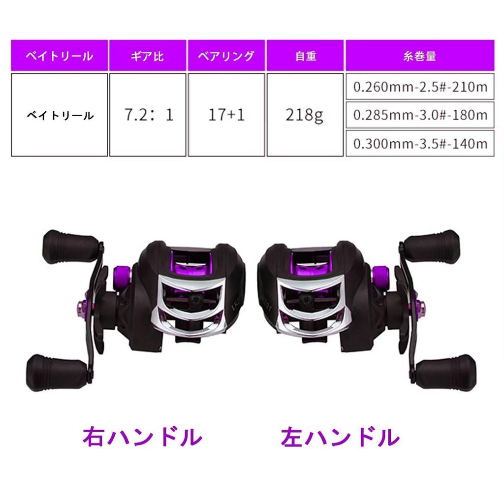 Naviják na návnadu Mořský rybolov Sladkovodní rybolov Magnetická brzda 7.2:1 Převodový poměr 17+1BB Brzdná síla 8kg Naviják na lov okounů Lehká levá/pravá rukojeť