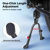 YBLNTEK Bike Kickstand, Adjustable Height Bicycle Double Legs Kick Stands For 24/26/27.5/29 Inch Adult Bikes, Center Mount Bicycle Kickstand For