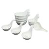 White Ceramic Caviar Spoons