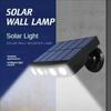 4 Big LED Beads Solar Outdoor Light IP65 Waterproof 3 Modes Solar Security Lights Powerful Light Camera Design LED Solar Lights