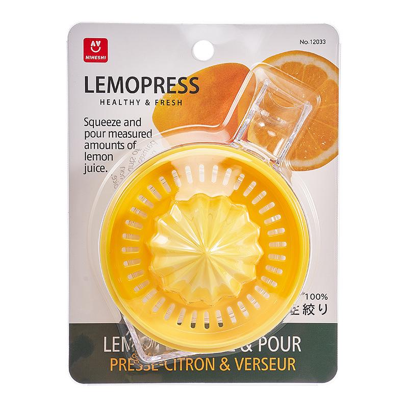 

Manual Juicer 12033: Orange Lemon Squeezer & Pulp Separator жовтий