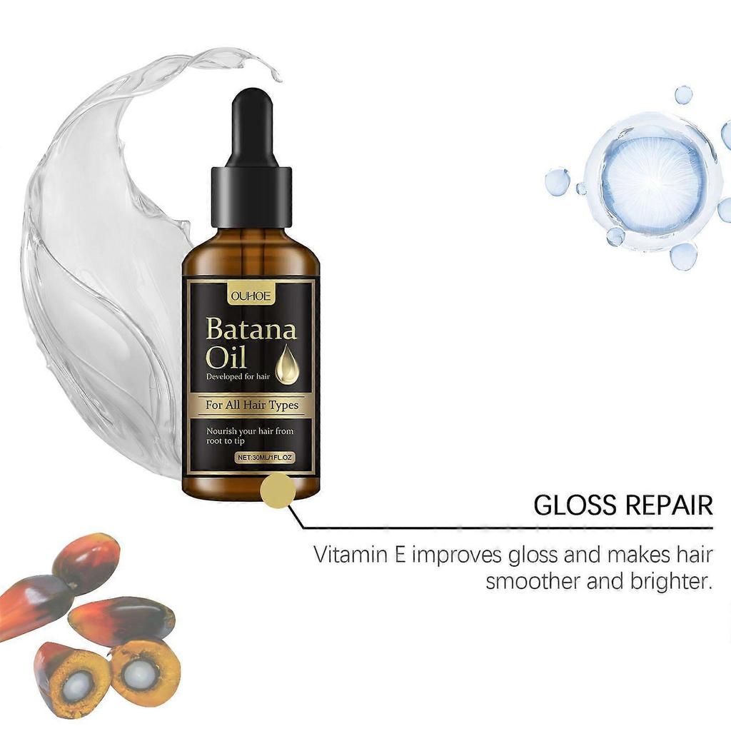 Limited time!!Ouhoe Batana Hair Care Oil Nourishing, Moisturizing, Smooth, Repairing, With Vitamin E To Nourish The Scalp And Restore Shine