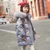 Meisje Winter Donsjack Faux Fur Waterdicht met Capuchon Lang Meisje Winter Bovenkleding Jas Gir Parka Sneeuw