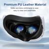 Cool Fan Ficial for Meta Quest 3S Accessories heat dissipation Face Protective Cover PU Leather for Quest 3 VR HeadSet Pressure