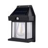 (black) LED Solar Bulb Light Outdoor Solar Lamp With Motion Sensor Solar Lights