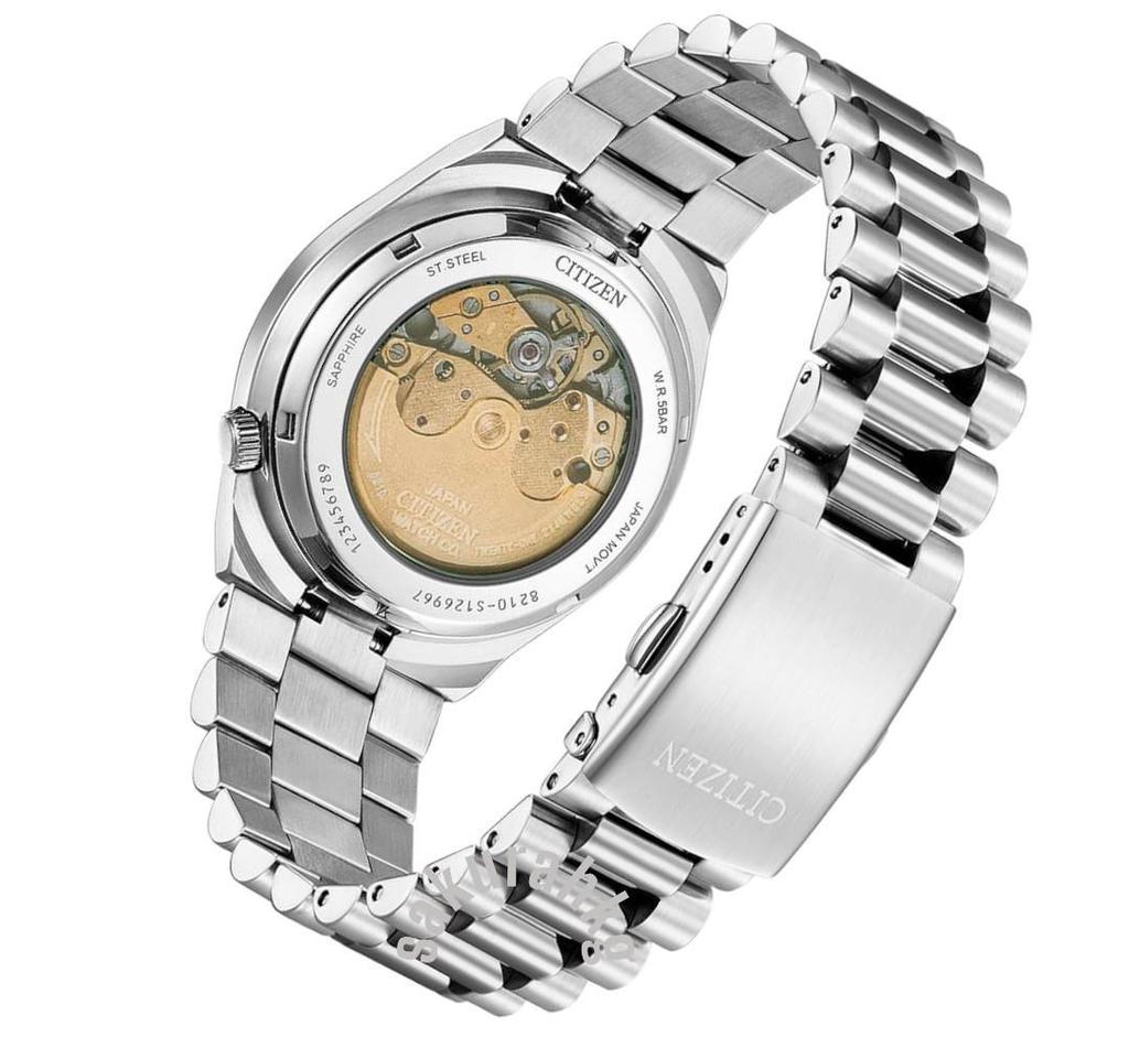 Citizen Colecția TSUYOSA Ceas Automat din Oțel Inoxidabil cu Cadran Negru NJ0150-81E