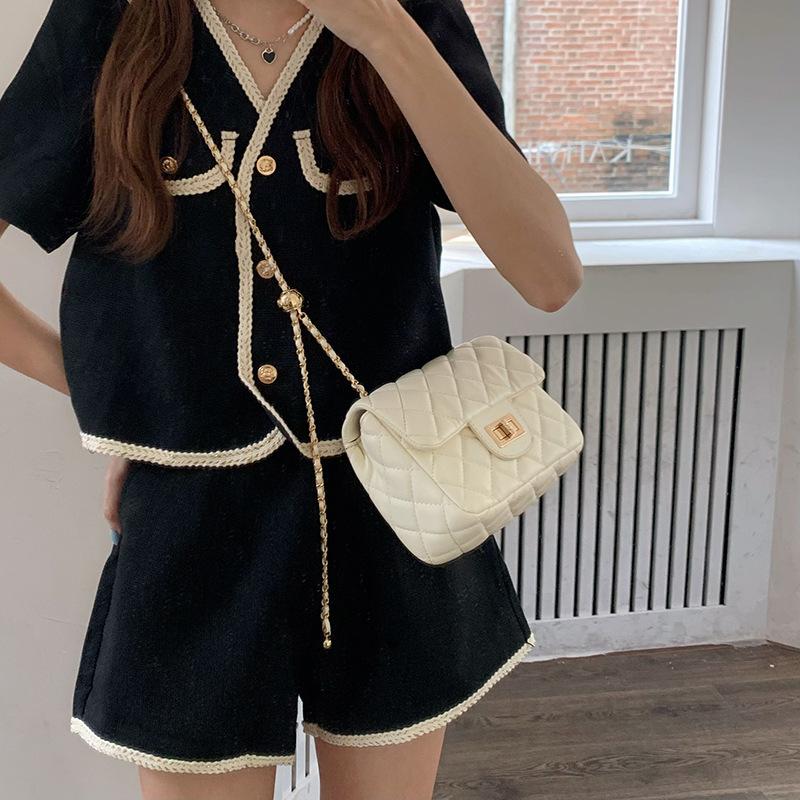 Rhombus bag New trendy small bag Women's bag Versatile rhombus chain bag Fashion shoulder messenger bag