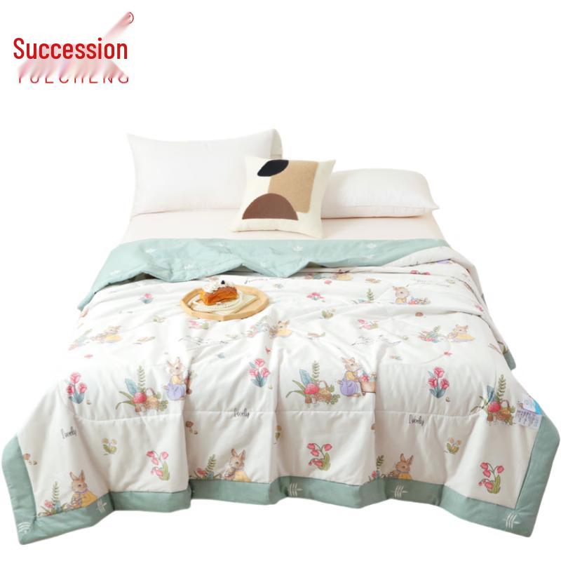 Yuecheng 100% Cotton Summer Quilt (180x200cm)