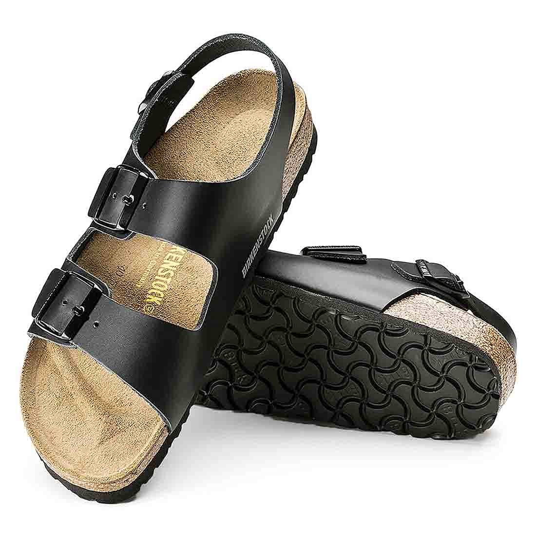

Сандалии Milano Strap Unisex Milano BS 34191 Regular Black [Birkenstock] EU37(24,0 см) чёрный