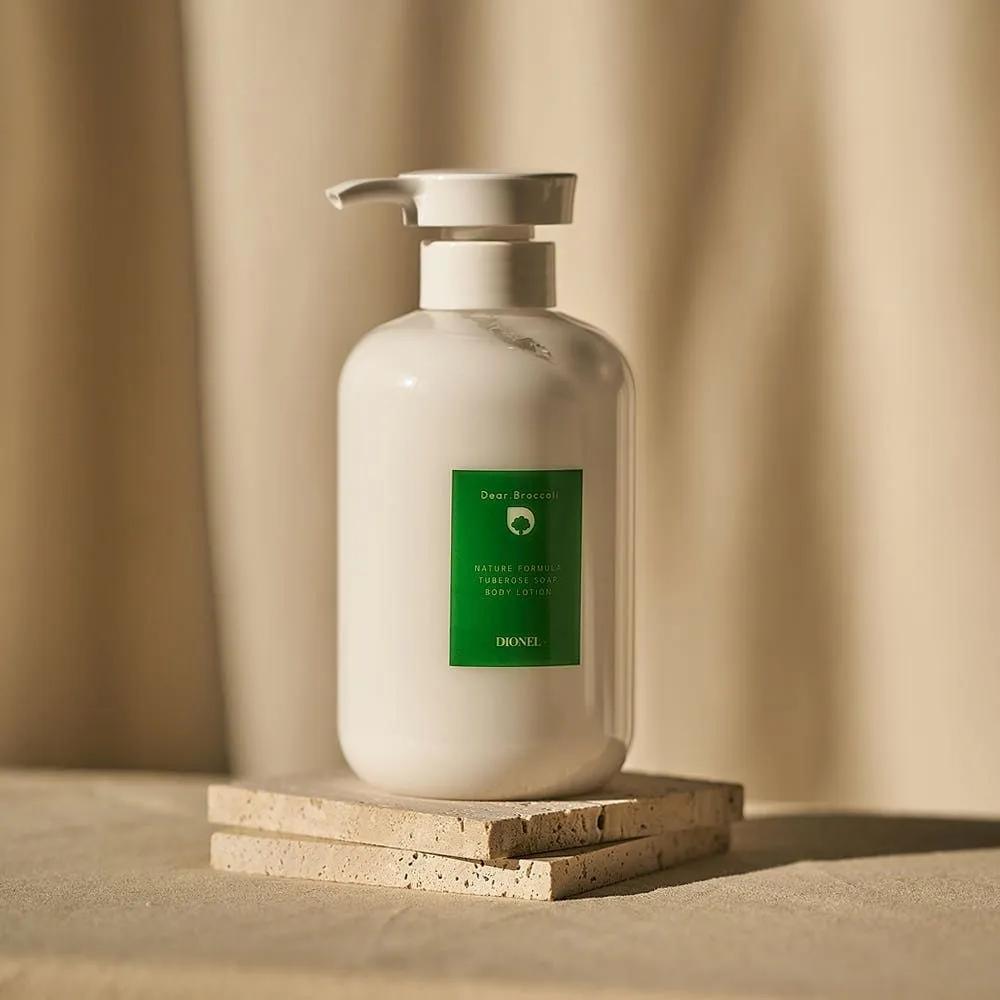 DIONEL Dear Broccoli Hochfeuchtigkeits Körperlotion Tuberose Seife 500ml