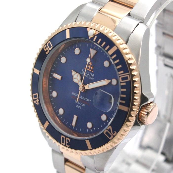 [Ergin] Automatic Diver Watch | FK1405PS-BL, Men's, Silver Dial, Blue