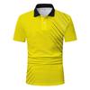 Trendy Geometric Short Sleeve Polo Shirt, Versatile Casual Top for Daily Wear
