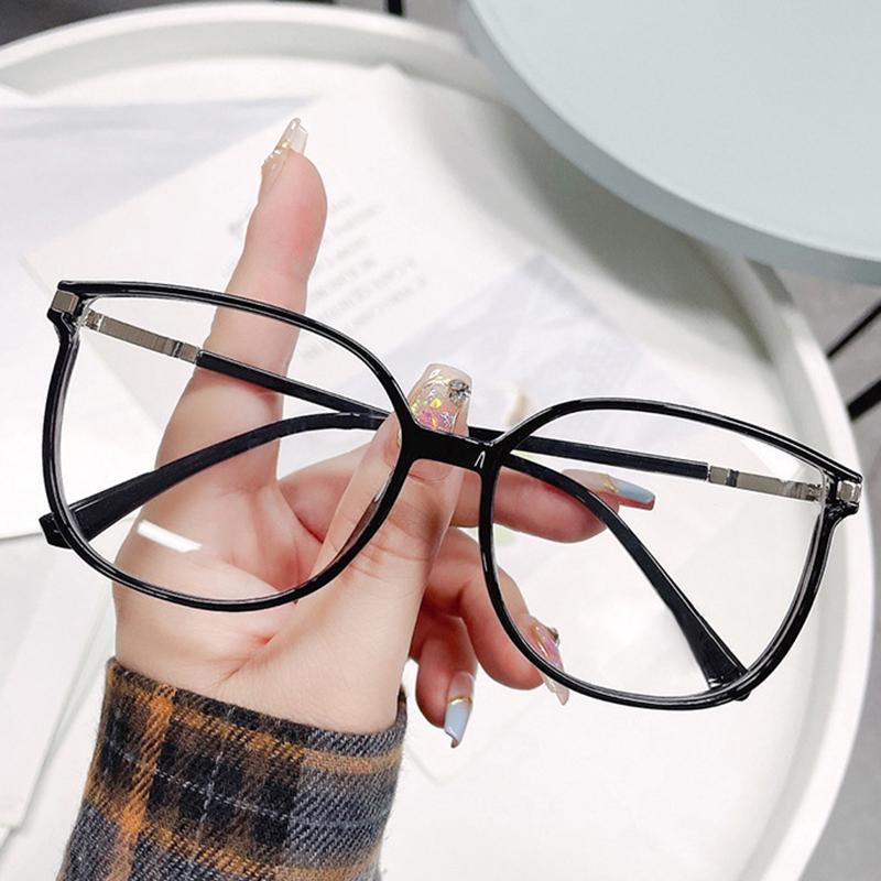 Fashion Women Glasses Frame Men Square Lightweight Plastic Spectacles Optical Clear Lens Eyeglasses