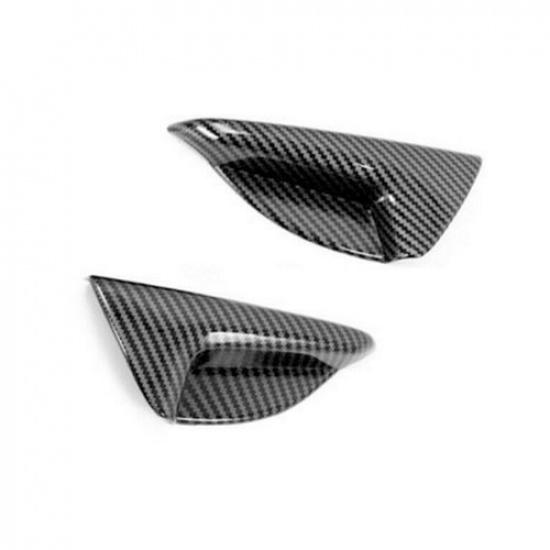 2x Carbon Fiber Car Rear Seat Handle Cover Trim Fits Toyota Highlander