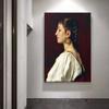 Vintage Picture Painting Elegant Women Print Bubble Gum Posters and Prints Retro Decorative Wall Pictures for Living Room