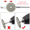 10 Pieces  Cutting Off Discs Wheel Rotary Tool with 2 Mandrel Arbor- Set 16-60mm Cutting Wheel for Stone Glass