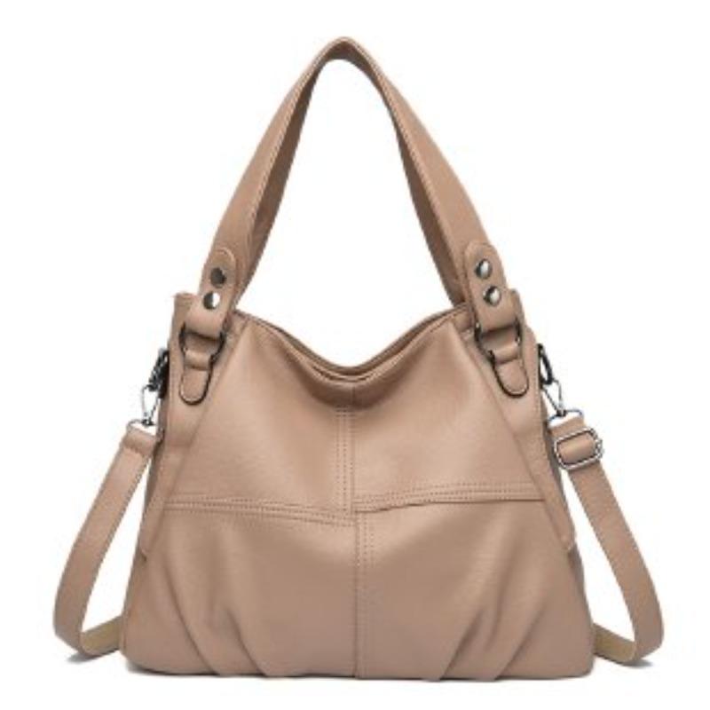 Borse di lusso in morbida pelle da donna nuova borsa tote casual da donna di design borsa a tracolla grande a tracolla per patchwork femminile